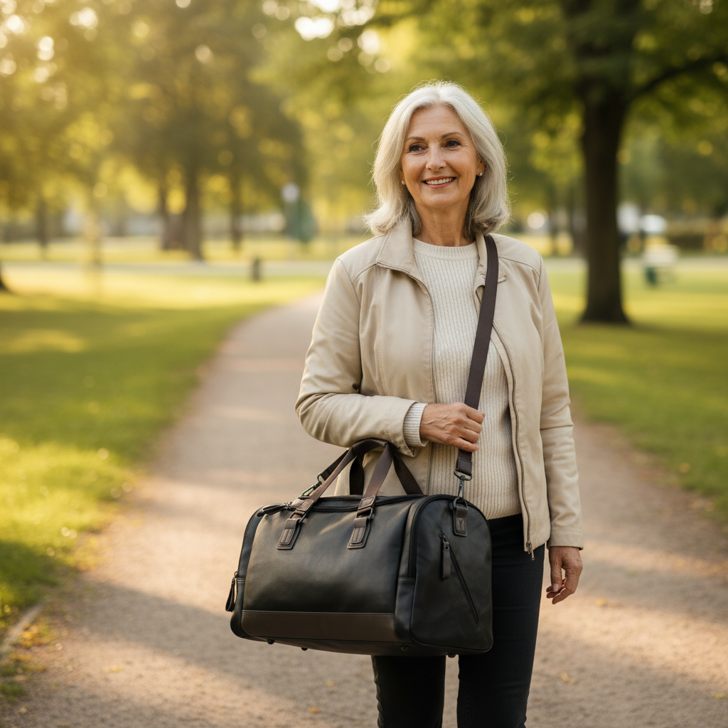 Oskar Leder-Reisetasche