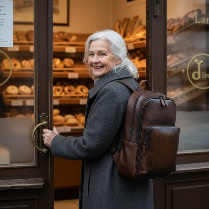 Bennett Leder-Rucksack