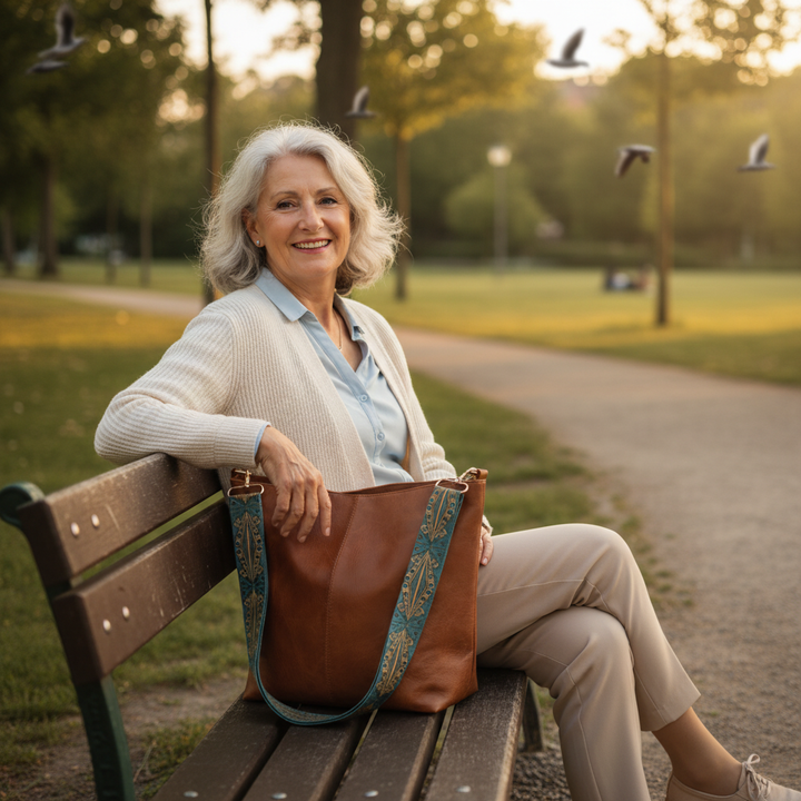 Tamar's Vintage-Ledertasche