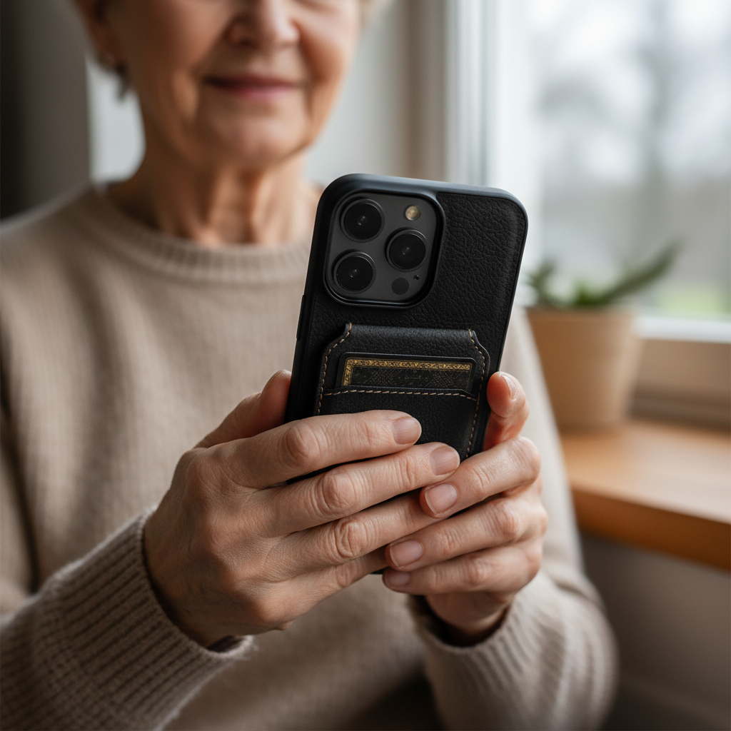 Adrian Leder-Optik Handyhülle