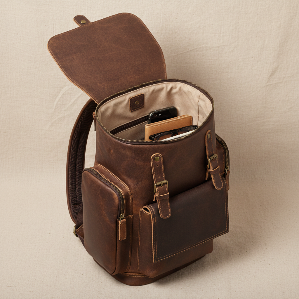 Moritz Leder-Rucksack
