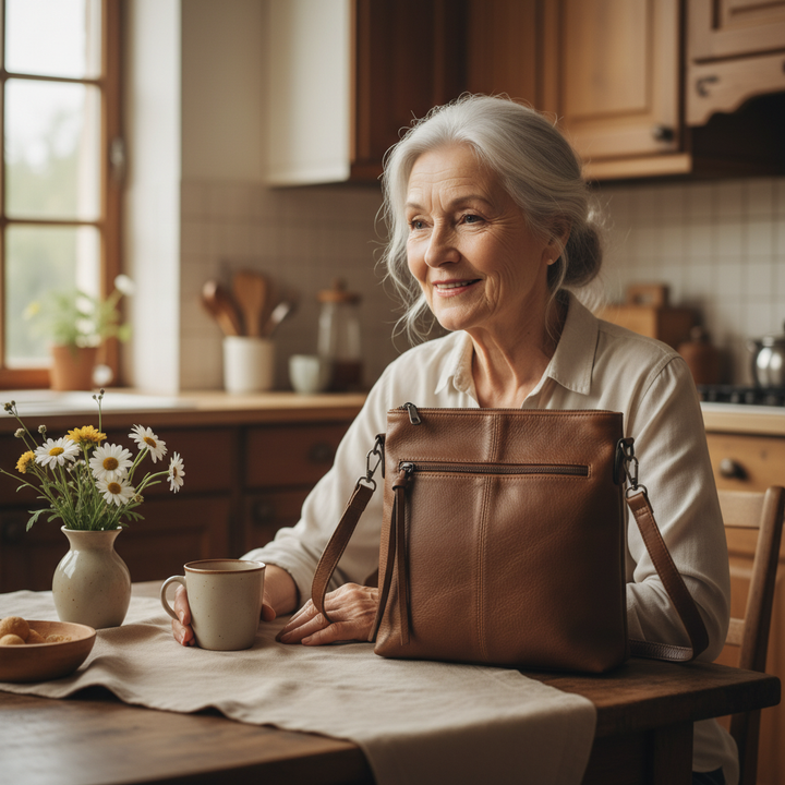 Lena Retro-Seitentasche