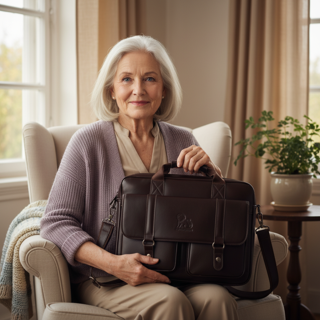 Sterling Leder-Aktentasche