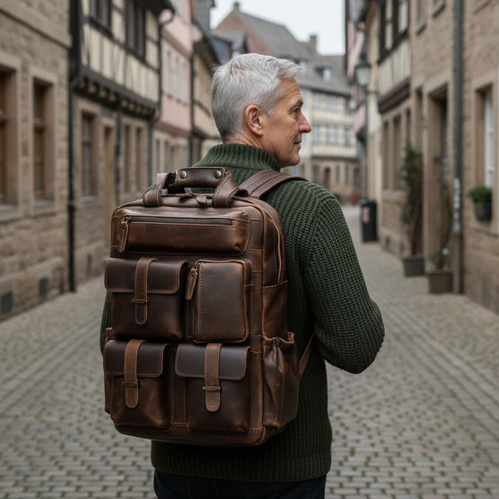 Ruben Leder-Rucksack