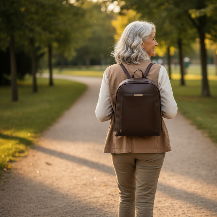 Alex Doppel-Reißverschluss Rucksack
