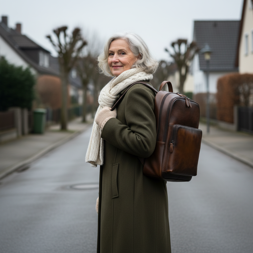 Bennett Leder-Rucksack