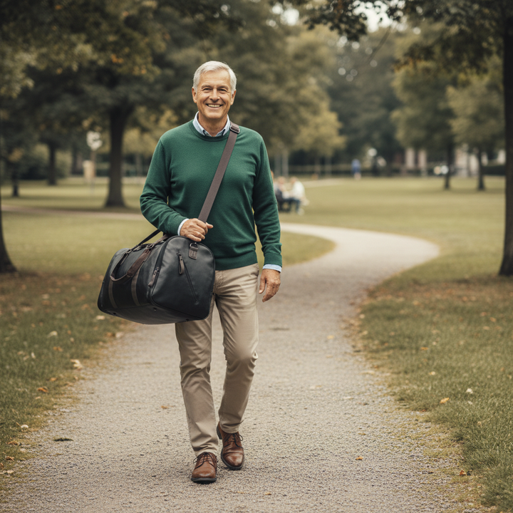 Oskar Leder-Reisetasche