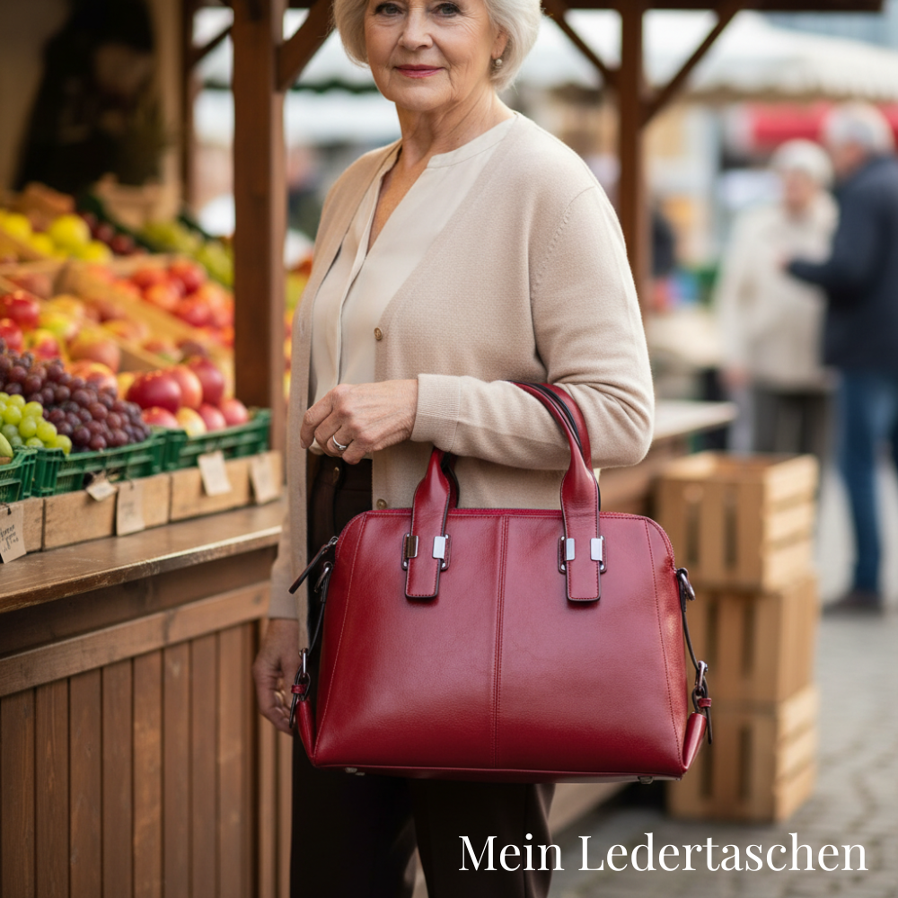 Rotem Luxusbeuteltasche