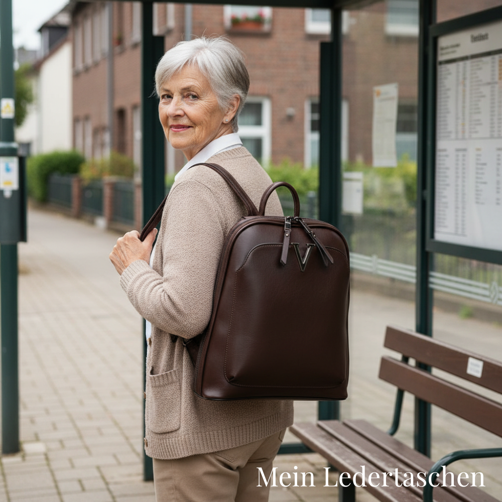 Alex Doppel-Reißverschluss Rucksack